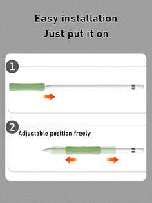 Apple Pencil Grip Sleeve For IPad, Rhombus/Arc Texture Anti-Drop Silicone Protective Case, Soft Silicone Non-Painful Hand, Compatible With Apple Pencil Stylus Grip - Multicolor - View 5