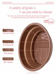 30PCS Makeup Tools Set Including:18PCS Makeup Brush Set+1pc Multi-Functional Zipper Toiletry And Cosmetic Bag Waterproof+3PCS Triangle Powder Puffs+3PCS Mini Air Cushion Powder Puffs+1pc Makeup Sponges+1pc Makeup Brush Cleaning Tools+2PCS Mini Makeup Sponges+1pc Eyelash Curler,All-In-One & Beginner-Friendly | Travel-Ready & Gift-Ready | Perfect For Newbies/Her - Multicolor - View 8