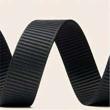 1条3.5厘米宽男士弹性棘轮腰带，自动扣，可调节和定制 - 彩色 - 查看 5