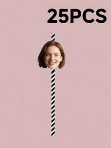 Customized Face Photo Straws - Personalized Birthday Straws, Party Decorations, Bachelor Party Straws, Fun Photo Decorations, , For Bridesmaids, Party Favor, Conversation Starter, Bachelorette Party - Multicolor - View 10