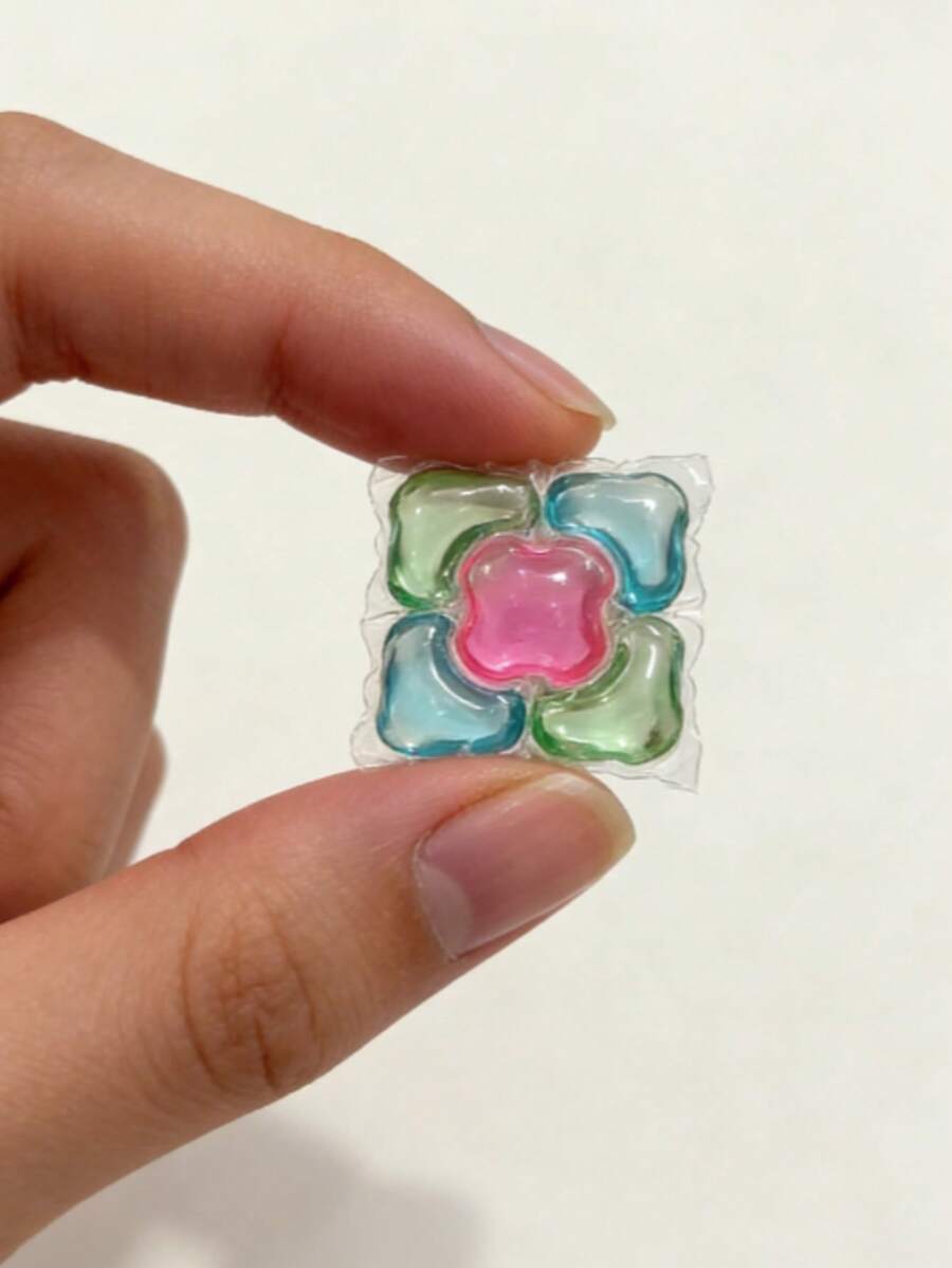 100/30/5 cápsulas nuevas de detergente para la ropa, fórmula 5 en 1: eliminación de manchas, desinfección, eliminación de ácaros del polvo, fragancia duradera - Líquido - Ver 1