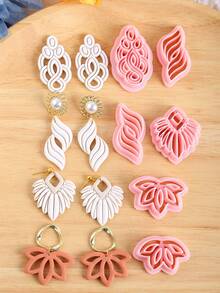 Boho Geometric Polymer Clay Cutters, Geometric Design Shape Clay Cutter Molds For DIY Earring Jewelry Making, Art And Craft Molds Accessories - Clay Cutters - View 8