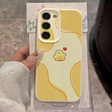 1 ốp lưng điện thoại TPU mềm mại hình gà con màu vàng dễ thương, chống sốc, bao phủ toàn diện, tương thích với các dòng /Redmi, phiên bản quốc tế, không phải phiên bản nội địa. - trắng - Xem 1