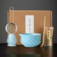 1件/5件套樱花抹茶茶具，包含抹茶碗、抹茶筅、抹茶杯、搅拌棒、茶匙、茶碗套装、抹茶冲泡工具、甜点及饮品制作工具、日式礼盒、松川抹茶搅拌套装、抹茶爱好者礼物 - 彩色 - 查看 6