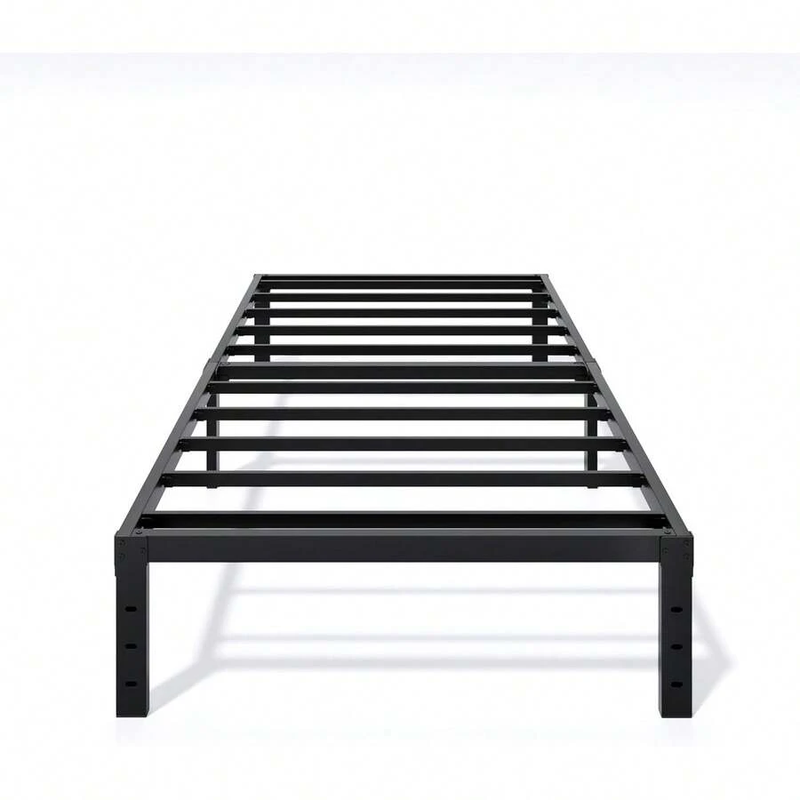 12" Heavy-Duty Twin XL Metal Platform Bed Frame - No Box Spring Needed, Noise-Free, Underbed Storage (Black) - 12 inch - Xem 1