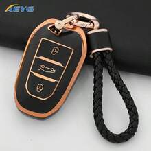 Ốp bảo vệ chìa khóa xe hơi bằng TPU cho Peugeot 308 408 508 2008 3008 4008 5008, C4 C4L C6 C3-XR Picasso DS3 DS4 DS5 - Peugeot B - Xem 10