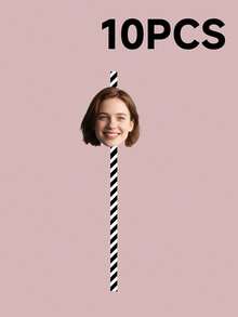 Customized Face Photo Straws - Personalized Birthday Straws, Party Decorations, Bachelor Party Straws, Fun Photo Decorations, , For Bridesmaids, Party Favor, Conversation Starter, Bachelorette Party - Multicolor - View 14