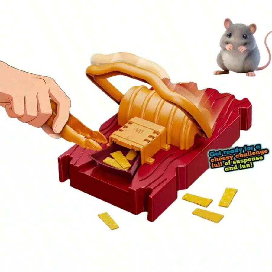 创意恶作剧捕鼠器互动游戏玩具，桌面游戏玩具，创意玩具，趣味捕食恶作剧新奇玩具 - 彩色 - 查看 1