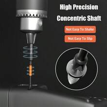 12Pcs Magnetic Anti-Slip PH2 Impact Driver Screwdriver Drill Bit Tool Set - Black 1pc - View 8