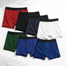 5 cuecas boxer masculinas coloridas - Multicolorido - Visão 6