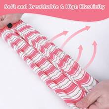 Striped Cat Recovery Suit, Cat Post-Surgery Recovery Jumpsuit, Suitable For Medium And Small Cats - Pink - View 6