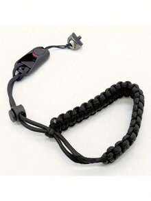 可调节 1/4 英寸螺丝快拆扣相机腕带 - 支架稳定器尼龙挂绳，适用于 Insta360、单反相机、DJL 和运动相机，配件可调节相机腕带 - 黑色 - 查看 2