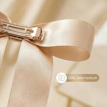 Magnetic Butterfly Hair Clip - Satin Bow Hair Accessory For Women, Painless Strong Hold Suitable For Half Bun And Drooping Hairstyles, Fit For Daily And Event Styling - Multicolor - View 4