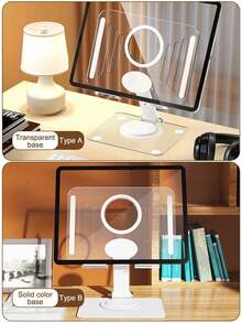 Soporte ajustable para tableta: Soporte de escritorio giratorio 360°, compatible con iPad (4-12.9 pulgadas), compatible con tabletas y teléfonos , plegable, adecuado para el hogar y la oficina - Multicolor - Ver 13