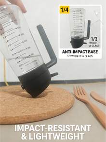 1pc 400ml PET Material Olive Oil Spray Bottle With Measurement Scale, Sprayer And Pump In One, Refillable, Suitable For Olive Oil, Cooking Oil, Soy Sauce, Salad Dressing And Other Liquids - Multicolor - View 9