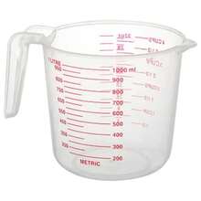 3pcs Plastic Measuring Cups Set With Spouts, Stackable Clear Beakers With Red Markings For Kitchen Baking And Liquid Measurement - 8.45 Oz, 16.91 Oz, 33.81 Oz Capacity - Multicolor - View 9