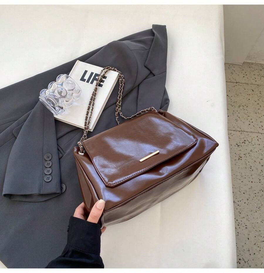 Men Tote Bags - Brown - View 1