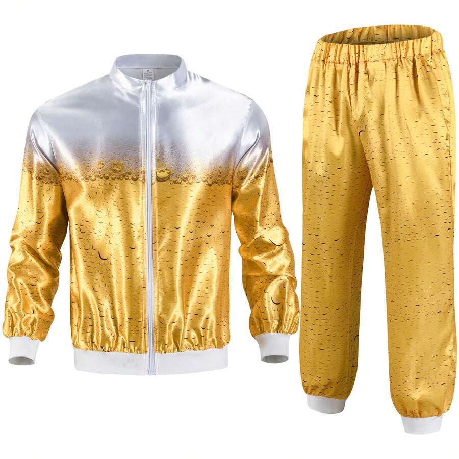 Men Cosplay Clothing - Yellow - View 1