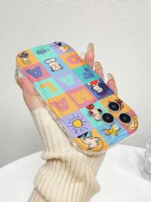 Mafalda y sus amigos, personajes de dibujos animados diseñados por Quino. Esta elegante funda es compatible con iPhone 17, 16, 15, 14 Pro Max, 13, 12, 11, XR y XS Plus. Fabricada en TPU flexible, resistente a golpes y arañazos, ofrece una excelente protección contra caídas y un agarre cómodo. Es un regalo ideal para familiares, amigos y seres queridos, y una opción perfecta para festivales. - transparente - Ver 6