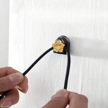 2 piezas/1 pieza Gancho de flor de cerezo para coche Gancho adhesivo multifuncional mini para respaldo de asiento de coche - flores de cerezo - Ver 10