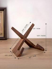 1个木质菜单架，乡村风格菜谱架，适用于餐厅、办公桌、厨房台面和橱柜 - 彩色 - 查看 11