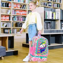 2-In-1 Backpack For Girls,17" Elementary Students Backpack Preschool Bags And Lunch Box- Purple Sequin Cats - Backpack - View 11