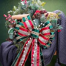 Cinta de terciopelo verde reversible con alambre 2.5 pulgadas x 9 metros, terciopelo dorado entrecruzado para decoración de san valentín, 14 de febrero detalles, árbol de Navidad, envoltura de regalo, lazo de corona, decoración al aire - Cascanueces rosa - Ver 9