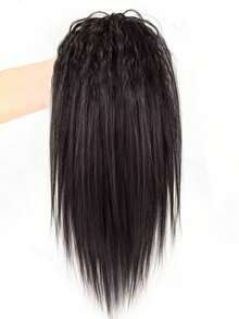 Coleta postiza de unicolor, coleta con cascada rizada latina semi-atada, accesorios para el cabello de verano con clips de garra realistas y esponjosos para vacaciones y viajes - Multicolor - Ver 10