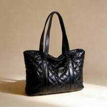 New Large Capacity Diamond Quilted Dual Handle Women's Shoulder Bag, Lightweight And Portable, Suitable For Summer Outdoor Travel, Comes With Animal Pendant Decoration, Essential Travel Backpack - Multicolor - View 9