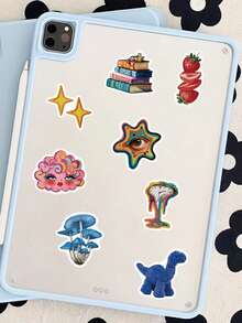 50PCS Vintage Y2K Style Fun Stickers, Suitable For DIY Decoration Of Mobile Phones, Laptops, Suitcases, Waterproof Stickers - Multicolor - View 9