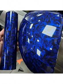 高光泽激光红色乙烯基汽车贴纸，易于裁剪和粘贴，汽车贴花包装 - 均碼 - 查看 14