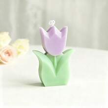 1 Nến thơm hình hoa tulip trang trí, Nến thơm họa tiết hoa lá đẹp mắt, Quà tặng thích hợp cho phòng ngủ, sinh nhật, đám cưới, tiệc mùa xuân Phục sinh (Quà tặng ngày Valentine) - hoa tulip - Xem 15