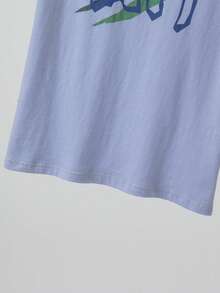 Ensemble de 6 pièces de vêtements de nuit légers pour adolescents garçons, ensemble de pyjama 6 pièces avec short et manches courtes imprimés, vêtements d'été en tissu fin pour adolescents - Multicolore - Voir 4