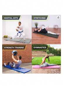 Fitness Floor Mat - Royal Blue - View 2