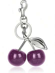 1pc Cherry Bag Charm Purse Charms Keychain- Car Cherry Accessories Keychian Gifts For Women Christmas Gifts For Women Valentine Bag Gifts For Women (Size 4. 3inches/10. 92cmX2. 6inches/6. 6cm Cherry Size 1. 18inches/3cm) Bag Charms Car Accessories Teacher Friend Sister Gift Ideas HFKH - 金色+玫瑰粉 - 查看 6