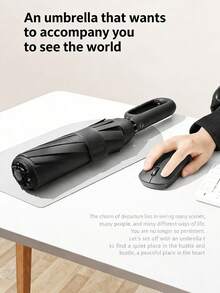 1 chiếc ô gấp tự động, màu đen/xanh navy/vàng/xanh lá đậm, sử dụng được cả ngày nắng và mưa, ô che nắng, chống tia UV, ô gấp gọn tiện dụng cho doanh nhân, quà tặng ô, người bạn đồng hành chu đáo | Ô & Dù | Trục sắt gia cường + lớp phủ chống tia UV dày | Thiết kế chống thấm nước tự động mở/đóng bằng một nút bấm | Móc đa chức năng di động | Phong cách doanh nhân tối giản, chuyên gia bảo vệ cá nhân của bạn, phù hợp cho ngày mưa/mùa mưa/mùa hè/ngày tuyết/trở lại trường học/trường học/ký túc xá/Ngày lễ tình nhân/Ngày của Mẹ/tiệc tùng, Ngày Quốc tế Phụ nữ, đồ dùng du lịch, quà cưới, Y2K, phòng ngủ, phụ kiện xe hơi nữ, trang trí nhà bếp, đồ dùng dễ thương - Một kích cỡ phù hợp cho tất cả - Xem 2