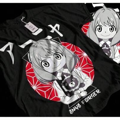 Herr-T-shirts Dam Plusstorlek Thanksgiving Grafisk T-shirt T-shirt Anime, Loid, Yor, Anya, Bond, Forger, Rolig T-shirt Present, Rolig, Sexig, Avantgardistisk Och Personlig Design, Ogenomskinligt Tyg, Lämplig För Våren, Alla Hjärtans Dag, Nyårsfestpresenter Och Måste-Have Presenter För Skolans Start Säsong, Unisex T-shirt, Lämplig För Alla Säsonger Herr Casual Tryck Rund Hals Kortärmad T-shirt Standard Passform T-shirt För Herrar