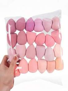 Large 6cm*4cm/2.32in*1.57in Powder Puff, Wet & Dry Use Makeup Sponge, Random Color, Suitable For Makeup Application And Concealing, Portable, Great Christmas Gift For Friends,Giveaways,Travel,Cheap Stuff,Travel Essential - Multicolor - View 10
