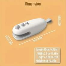 Mini Sealing Machine, Cutting Heat Sealing Machine, Rechargeable Sealing Machine, Handheld Magnetic Heat Sealing Machine, Portable Sealing Machine, Food Preservation, Crispy Snack Heat Sealing Machine - Multicolor - View 4