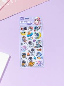 Colorful 3D Epoxy Resin Stickers - Solid Stickers - Cute Animal Series, Exquisite Appearance, 3D Design, Waterproof Self-Adhesive Decorative Stickers, Comfortable Touch, Rich Decorative Atmosphere, Suitable For DIY Decoration, Toys, Instruction Manuals, Diaries, Notebooks, Laptops, Phone Cases, Etc. - Multicolor - View 6
