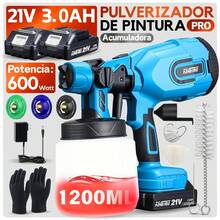 Pistola Eléctrica Para Pintura 1200ml  For Furniture - Azul - Ver 1