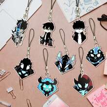 Opjoys 1pc Acrylic Carnival Cute Cartoon Keychain, Suitable For Hanging On Bags And Keys, Cosplay Accessory, Small Ornament, Keychain Accessory | Anime Derivative | Car Key Chain - Multicolor - View 1