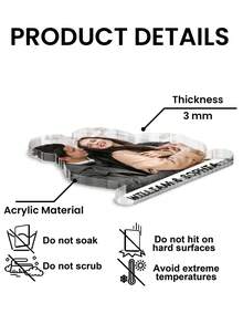 1PC Custom Personal Photo Acrylic Photo Fridge Magnet - Photo Portrait Fridge Magnet - As Shown4 - View 11