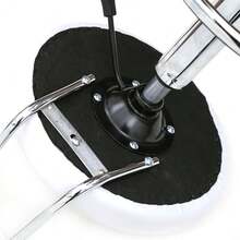 White Round Adjustable Salon Stool With Backrest & Striped Design Sturdy Ergonomic Rolling Stool For Salon Spa Barber Shop Beauty Studio Home Use - 預設 - 查看 8