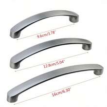 4pcs Dresser Wardrobe Handle Aluminum Drawer Pulls Kitchen Cupboard Drawer Handles Furniture Handle Hardware 96mm/128mm/160mm/192mm - A - View 4