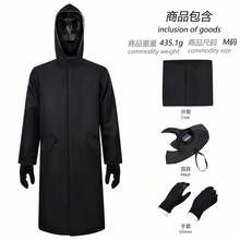 Men Cosplay Clothing - Black - View 2