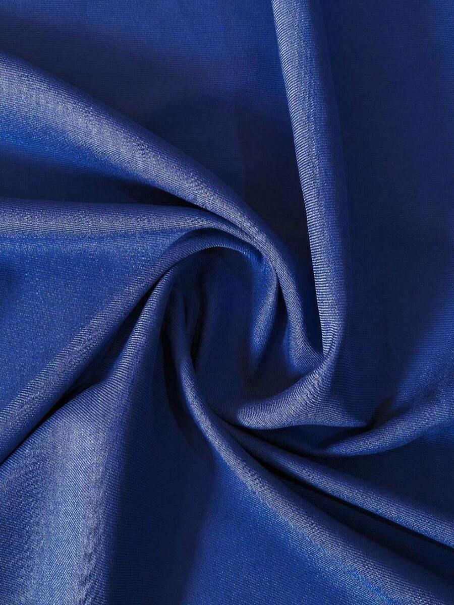 Heavyweight Viscose Twill Fabric | Thick Viscose Twill - 皇家藍08 - 查看 1