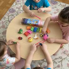 Set de 12 Colores de Arcilla de Secado al Aire "Boligoma" - Masa Moldeable Ultra Ligera para Manualidades Infantiles, Juguete Educativo DIY Sensorial para Niños - Multicolor - Ver 5