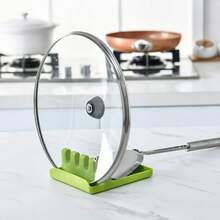 1個 多機能シャベルラック、スプーン収納ラック、シャベルマット、キッチン収納ラック、鍋蓋ラック - マルチカラー - チェックする 4