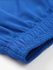 10-Piece Sports Quick Drying, Men's Sports Shorts Set, Colorful Multi Piece Shorts, Casual Knitted Fabric, Suitable For Gym, Hiking, Running, Basketball, Beach, Outdoor Activities, Sports - With Pockets - 藍色 - 查看 5